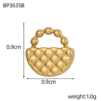 304 Stainless Steel Pendants STAS-OY006-13G-1