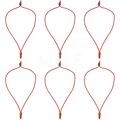 Adjustable Waxed Polyester Cord Necklace Making NJEW-TAC0029-1