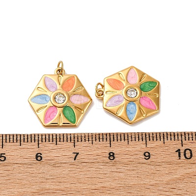 304 Stainless Steel Rhinestone Pendants STAS-U061-14G-02-1