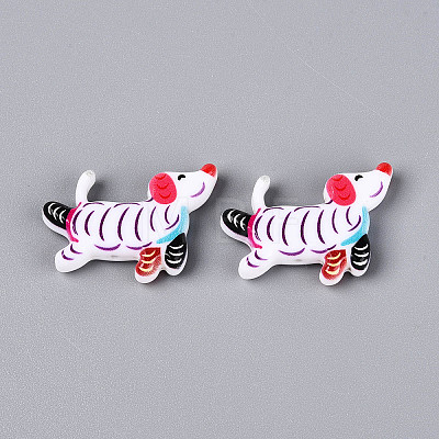Printed Opaque Resin Beads RESI-N043-04A-1