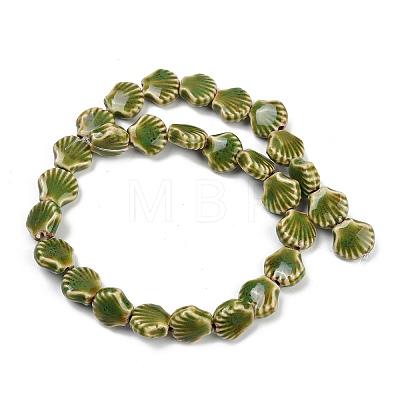 Handmade Porcelain Beads Strands PORC-Q002-01A-08-1