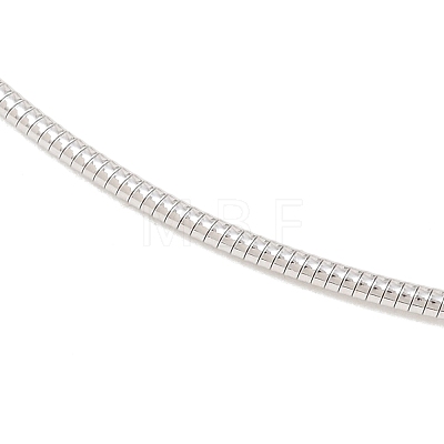 2MM Round Brass Chain Necklace Making KK-P354-02P-1
