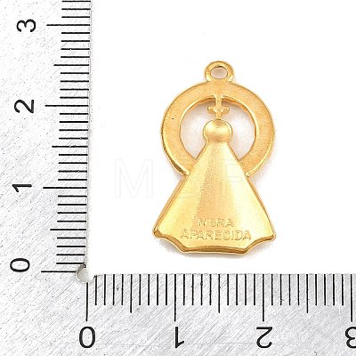 304 Stainless Steel Enamel Pendants SA-CBABA5E-13G-1