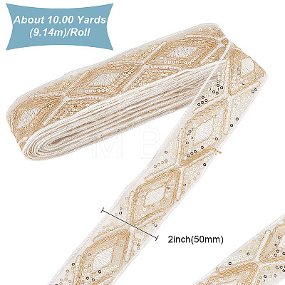 10 Yards Polyester Ribbons OCOR-WH0092-32-1