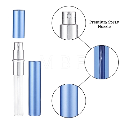 Aluminum Perfume Spray Bottles Making DIY-BC0001-90-1