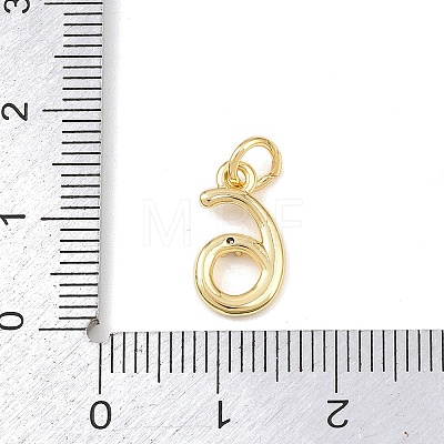 Brass Micro Pave Clear Cubic Zirconia Charms KK-P339-27G-06-1