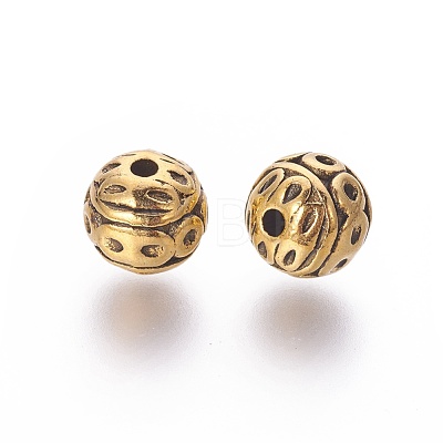 Tibetan Style Zinc Alloy Beads PALLOY-L230-01AG-NR-1