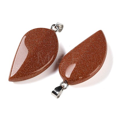 Synthetic Goldstone Pendants GG-CBACB71-05P-12-1