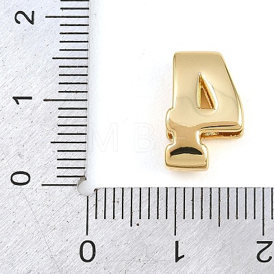 Number 4 Brass Beads KK-B167-B167-26G-04-1