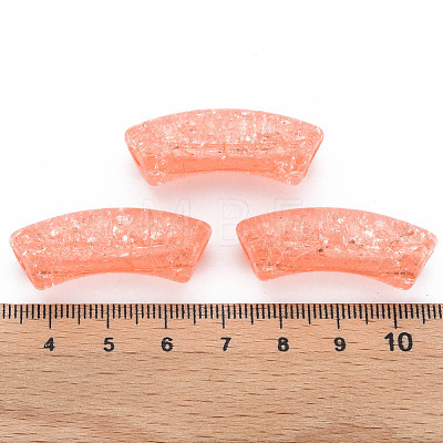 Transparent Crackle Acrylic Beads CACR-S009-001B-N52-1