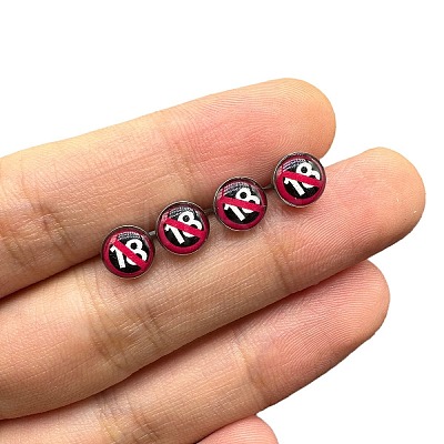 Titanium Steel Tongue Rings WG8D8C3-01-1