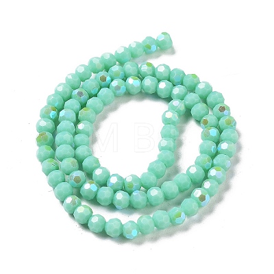 Opaque Glass Beads Strands EGLA-A035-P4mm-L14-1