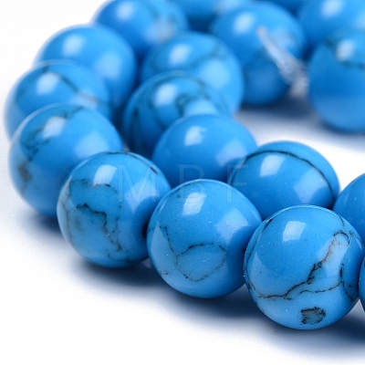 Synthetic Turquoise Beads Strand TURQ-H063-8mm-03-1