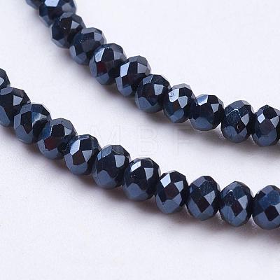 Crystal Glass Beads Strands GLAA-D032-2.5x2-27-1