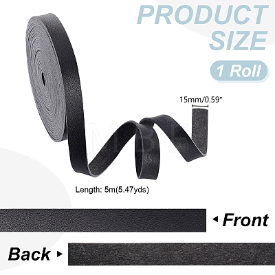 5M Flat PU Leather Cord AJEW-WH0419-67B-1