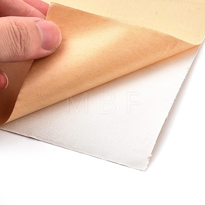 PU Leather Self-adhesive Fabric Sheet X-DIY-WH0162-22Q-1