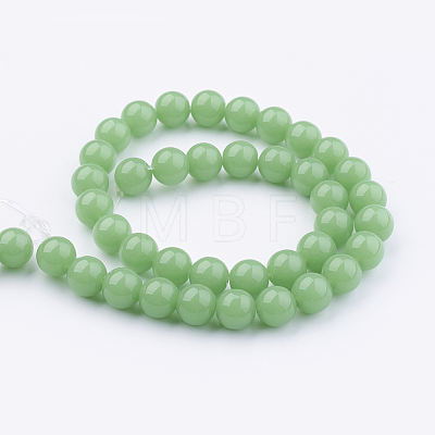 Glass Beads Strands GLAA-I004-05-6mm-1