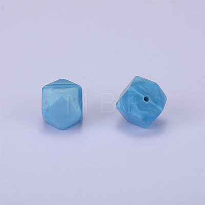 Hexagonal Silicone Beads SI-JX0020A-66-1