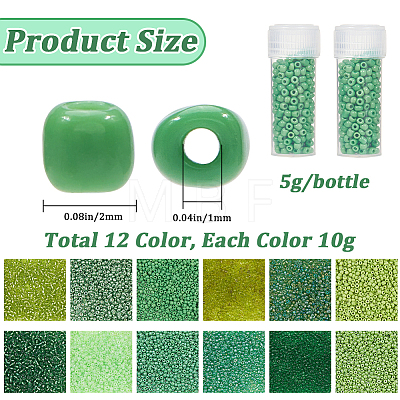 Glass Seed Beads SEED-SC0001-51B-04-1