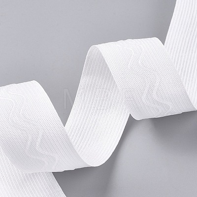 Polyester Non-Slip Silicone Elastic Gripper Band SRIB-WH0006-22B-02-1