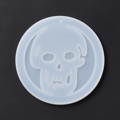 DIY Skull Pendant Silicone Molds DIY-E049-03-1