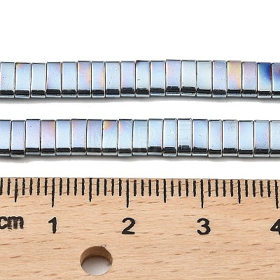 Electroplated Non-magnetic Synthetic Hematite Beads Strands G-G089-A02-10-1