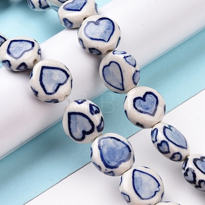 Handmade Porcelain Beads Strands PORC-M538-04-1