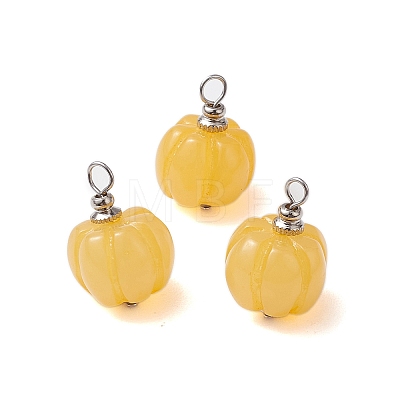 Opaque Resin Vegetable Pendants X1-PALLOY-JF02766-02-1
