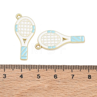Tennis Alloy Enamel Pendants AL-CBA292F-02N-G-1