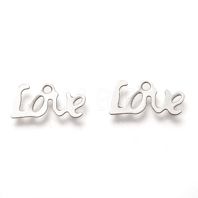 201 Stainless Steel Charms STAS-C017-07P-1