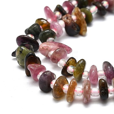 Natural Tourmaline Beads Strands G-E576-52-1
