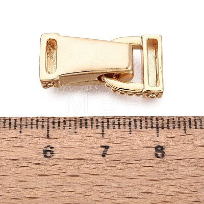 Brass Magnetic Fold Over Clasps KK-Q074-16G-1