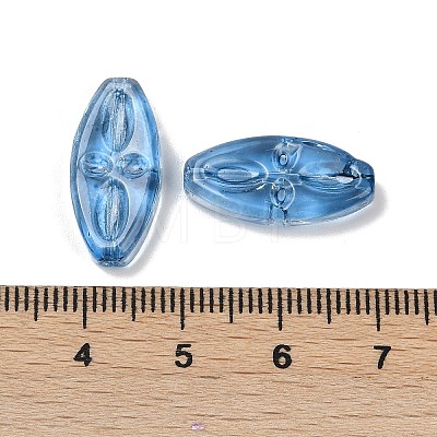 Transparent Glass Beads DGLA-E004-14J-1