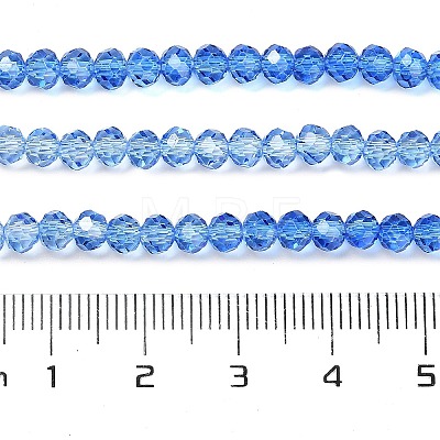Transparent Painted Glass Beads Strands X1-DGLA-A034-T4mm-A01-1