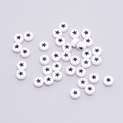 Opaque Acrylic Beads ACRC-TAC0001-01E-1