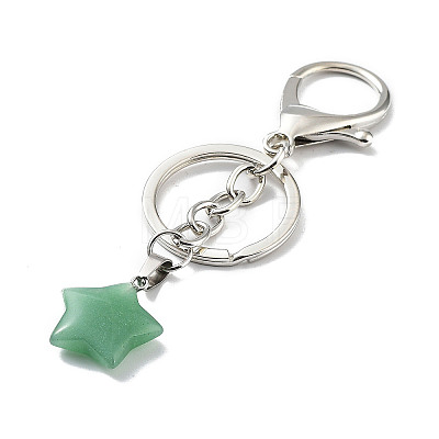 Natural Green Aventurine Keychain KEYC-M022-02B-1