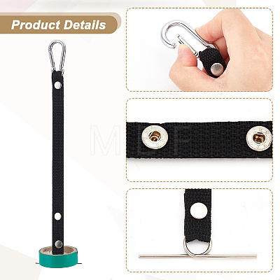 Polyester Electrical Tape Hooks FIND-WH0152-230-1