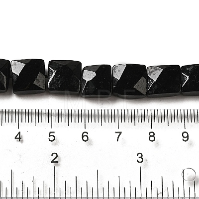 Natural Black Tourmaline Beads Strands G-C109-A10-02-1