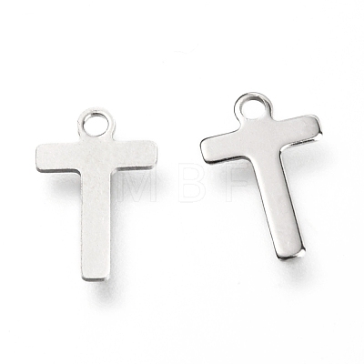 Non-Tarnish 201 Stainless Steel Charms STAS-C021-06P-T-1