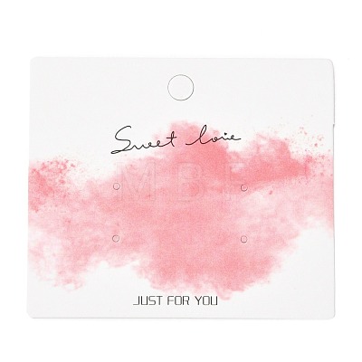 Cardboard Earring Display Cards CDIS-P004-06-1