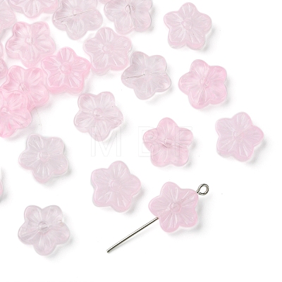 30Pcs Baking Paint Glass Beads GLAA-FS0001-97C-1