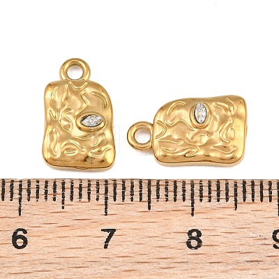 304 Stainless Steel Pendants RB-CBABFDA-02G-1