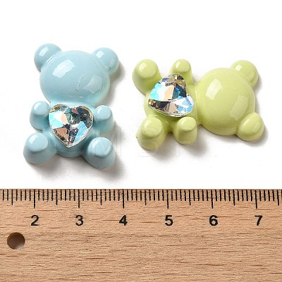 Opaque Resin Decoden Cabochons CRES-P033-04-1