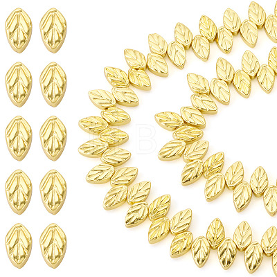 130Pcs 2 Strands Electroplate Glass Beads Strands EGLA-TA0013-56A-1