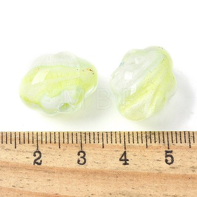 Two Tone Transparent Acrylic Beads OACR-D304-01B-1