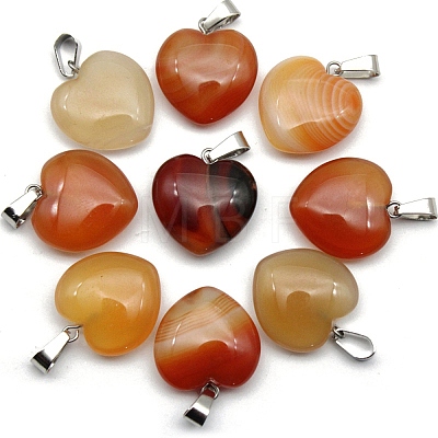 Natural Red Agate Pendant PW-WG99078-14-1