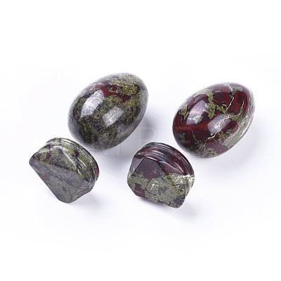 Natural Dragon Bloodstone Home Decorations G-K290-08-1