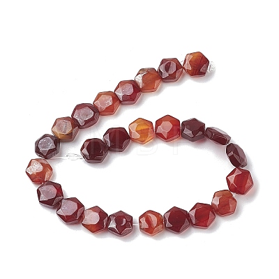 Natural Red Agate Beads Strands G-K359-C13-01-1