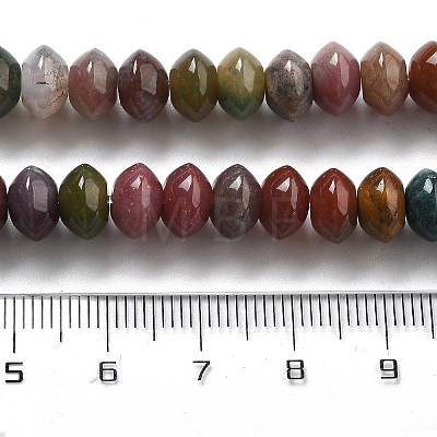 Natural Indian Agate Beads Strands G-P559-A08-01-1