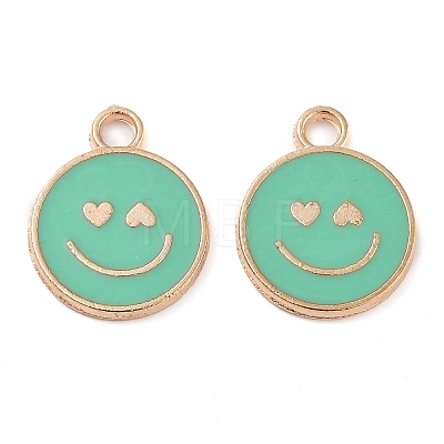 Alloy Enamel Pendants PALLOY-S192-04G-01-1